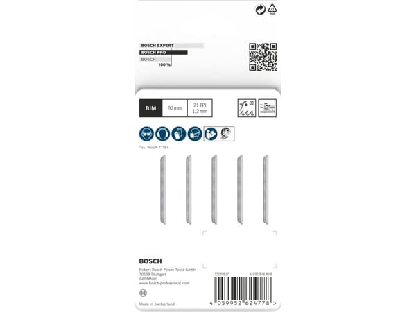Bosch Accessories 2608655106 Stiksavsklinger 5 stk