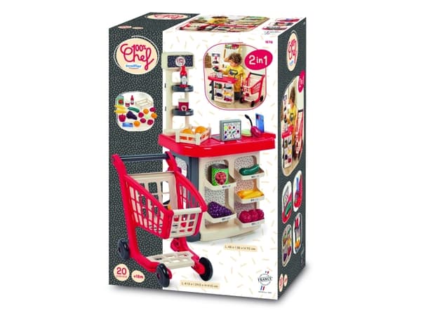 Grocery counter + Trolley