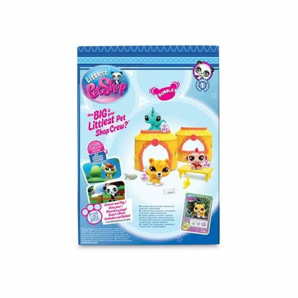Playset Bandai Littlest Pet Shop 8 Delar