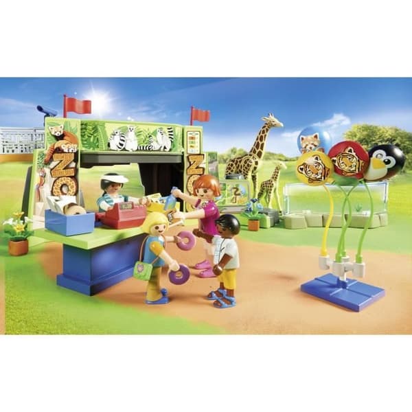 PLAYMOBIL 71600 Djurpark med besökare, My Life, 66 stycken, Från 4 år