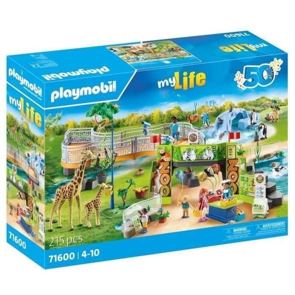 PLAYMOBIL 71600 Djurpark med besökare, My Life, 66 stycken, Från 4 år