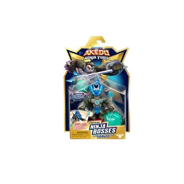 Akedo Mega Ninja Bosses Cyber Blade Ninja Fury Figur