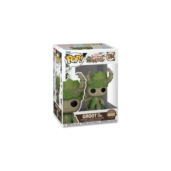 Funko Pop Marvel We Are Groot Loki Figur