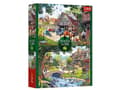 Miniatyrbilde 2 av 2: Trefl PUSSEL 2x500 Idyllisk liv 37494