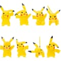 Miniatyrbild 6 av 9: Pokémonfigurer - Paket med 8 Pikachu - Bandai