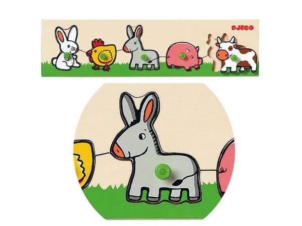 DJECO Farm’n’co - 31,3 x 9,3 x 2,8 cm, Trä
