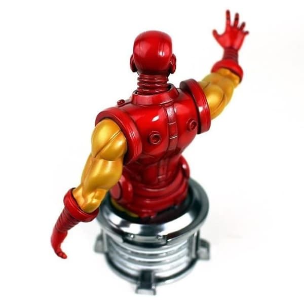 Ironman byst 17cm - SEMIC - Marvel - Gyllene harts - 2 års garanti