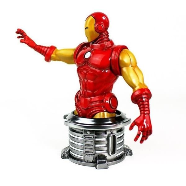 Ironman byst 17cm - SEMIC - Marvel - Gyllene harts - 2 års garanti