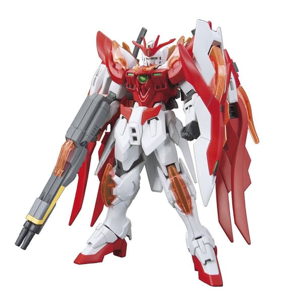 Bandai [033] HGBF Wing Gundam Zero Honoo barn samlarfigur
