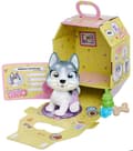 Miniatyrbild 4 av 5: Smoby - Pamper Petz - Husky att adoptera - 4 tillbehör - Ledad - Trä och kissar - Adoptionscertifikat - Från 3 år