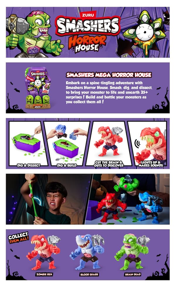 Zuru Smashers Horror House 35 surprises