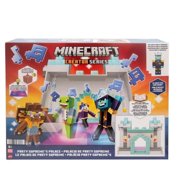 MATTEL - Minecraft Castle Box - Actionfigurer - 27 cm x 29 cm - från 6 år och uppåt