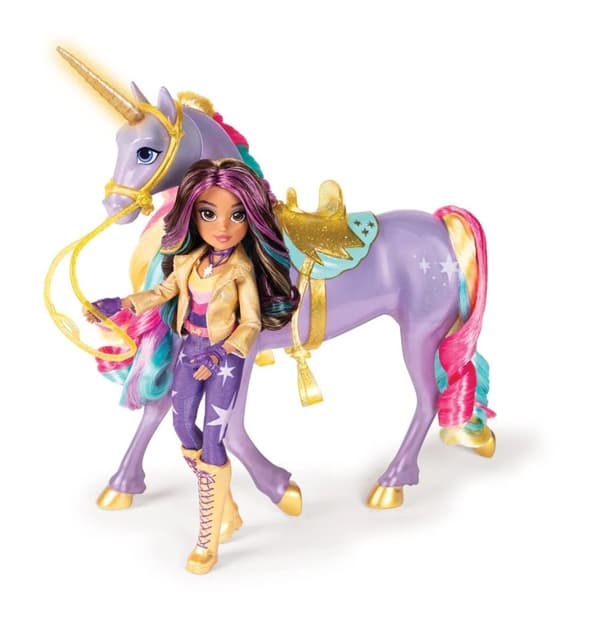 Unicorn Academy Rainbow Light-Up Wildstar 28 cm