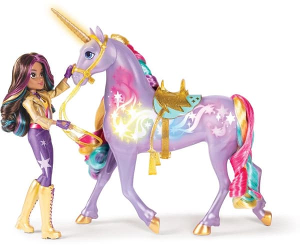 Unicorn Academy Rainbow Light-Up Wildstar 28 cm