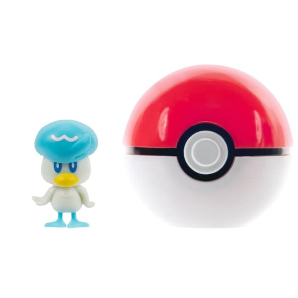 Pokemon Clip n Go Quaxly + Poke Ball
