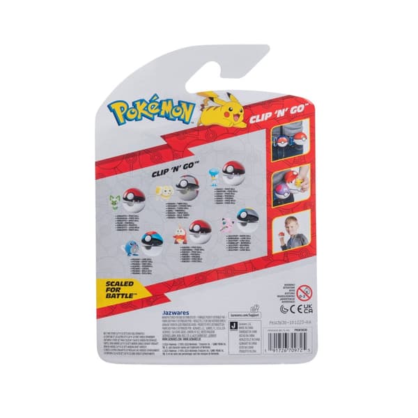 Pokemon Clip n Go Quaxly + Poke Ball