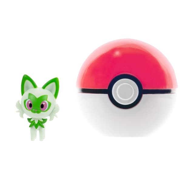 Pokemon Clip n Go Sprigatito + Poke Ball