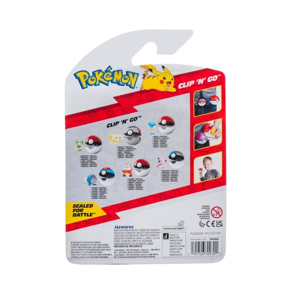 Pokemon Clip n Go Fuecoco + Poke Ball