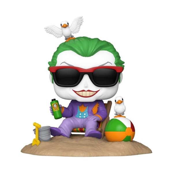 Figur - FUNKO - POP Deluxe N° 520 - Joker på stranden - 85 år av Batman - Flerfärgad