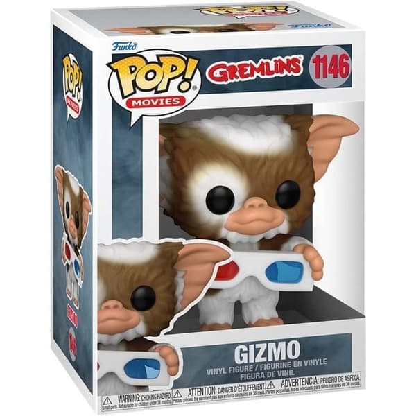 Figur Gremlins - Gizmo med 3D-glasögon - Pop 10 cm