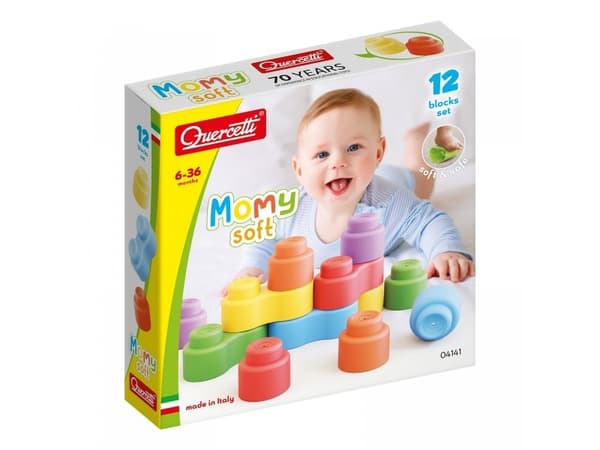 Quercetti QUERCETTI QUERCETTI MOMY SMALL CLOCKS 12 ELEMENTS