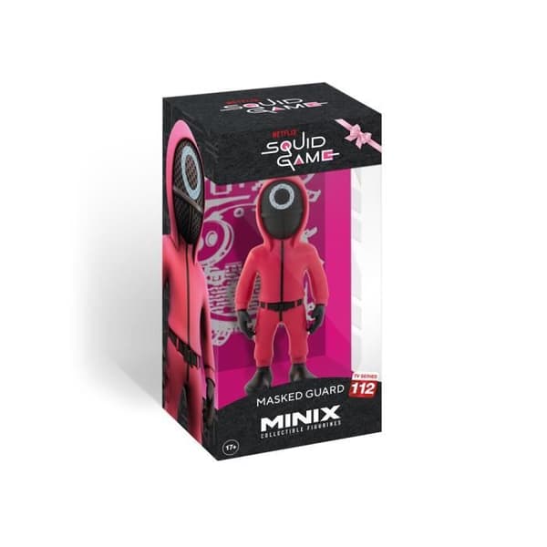 Minix-figur - Squid Game - Masked Guard - 12 cm - PVC - Displaybox - Officiell Netflix-licens