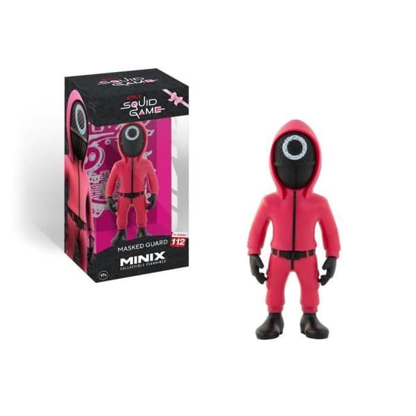 Minix-figur - Squid Game - Masked Guard - 12 cm - PVC - Displaybox - Officiell Netflix-licens