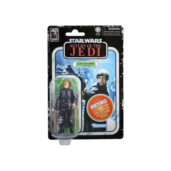 Figurin - HASBRO - Luke Skywalker (Jedi Knight) - 10 cm - Star Wars - Retro Collection