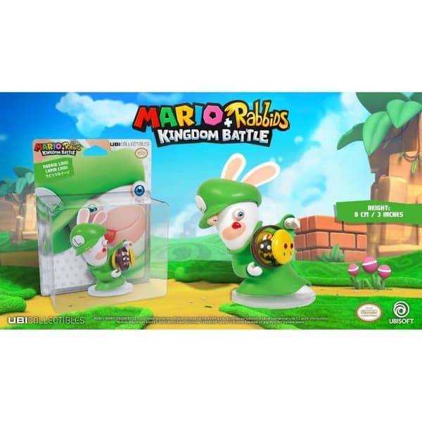 Mario + Rabbids Kingdom Battle Figure - Luigi 8cm