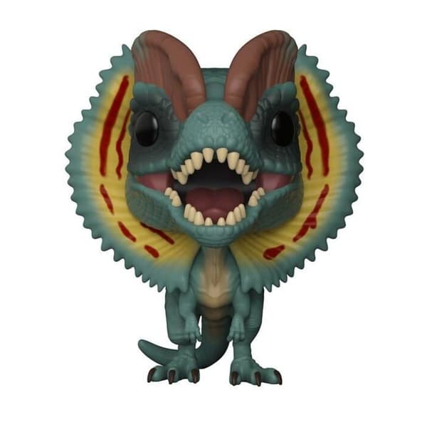 Figurer - Jurassic Park - Dilophosaurus - Slumodell - Officiell Licens - Pop!