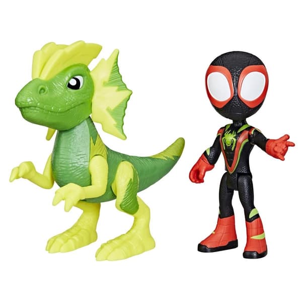 Spidey Dino-Webs Miles "Spin" Morales & Marvels Electrosaurus