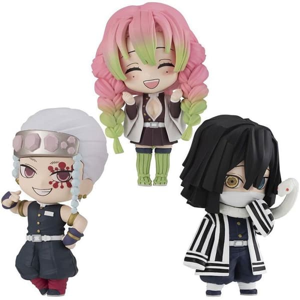 Figur - Bandai - Demon Slayer - Chibi - 8 cm - Precisa detaljer - Bas ingår