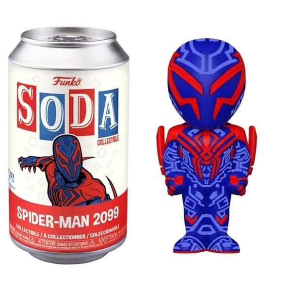 Funko Vinyl Soda Spider-Man 2099 Samlarfigur - Metallic Chase Chance