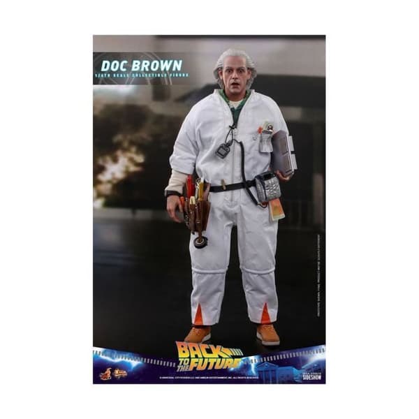 Hot Toys Back to the Future Movie Masterpiece 1/6 Doc Brown Figur 30 cm