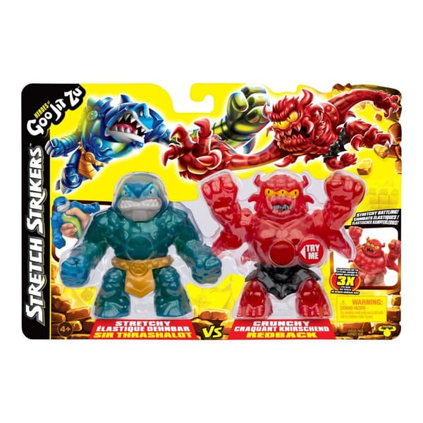 Goo Jit Zu Stretch Strikers 2-p Trashalot vs Crunchy Redback