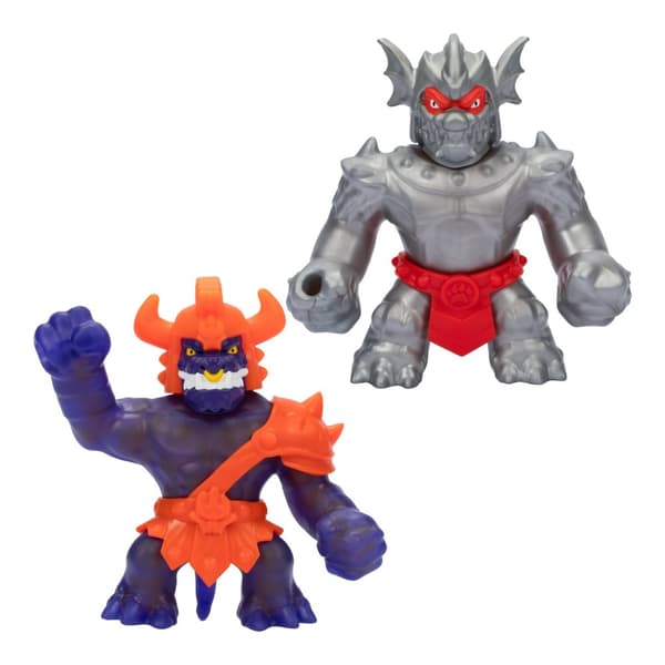 Goo Jit Zu Stretch Strikers 2-p Knight Blazagon Vs Corruptagon