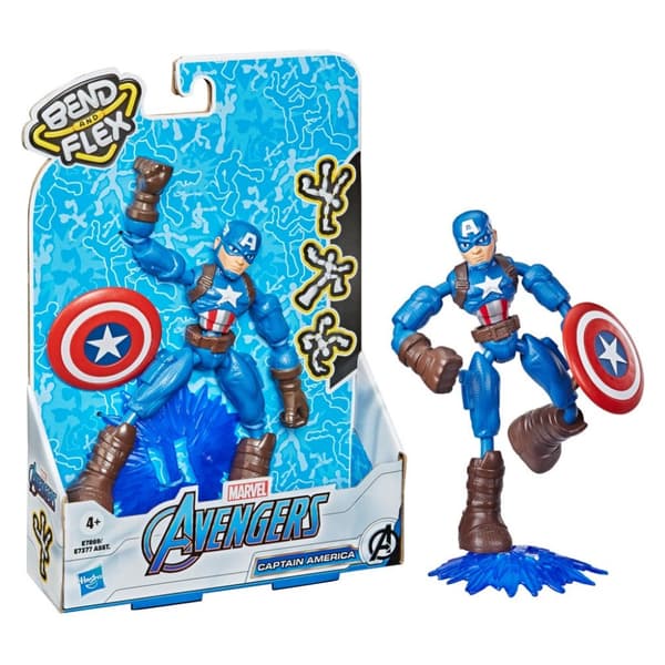 Bend and flex 15 cm Captain America - Avengers