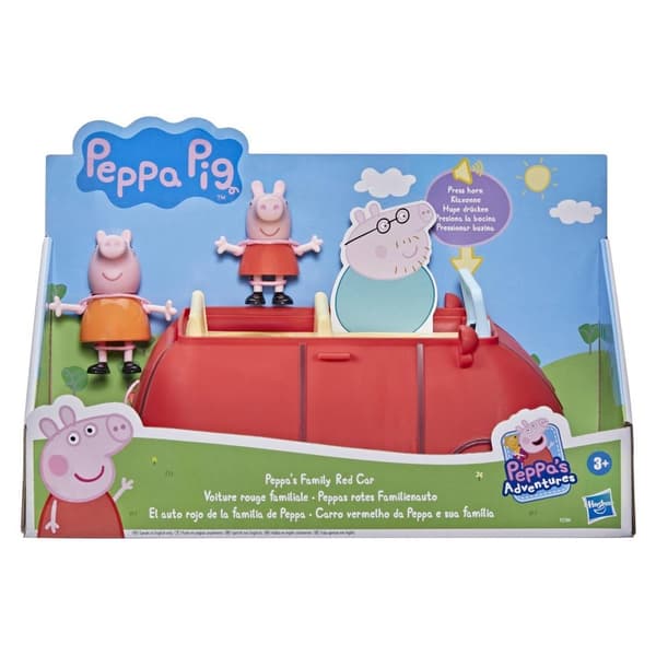 Peppa Pigs Family Rød bil