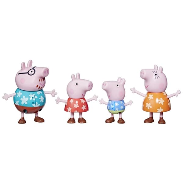 Greta Gris Peppas Family Holiday Figurpaket 4-pack