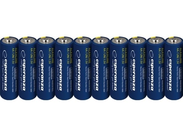 Esperanza EZB112 Esperanza aa alkaliske batterier 10 stk hengende pakke