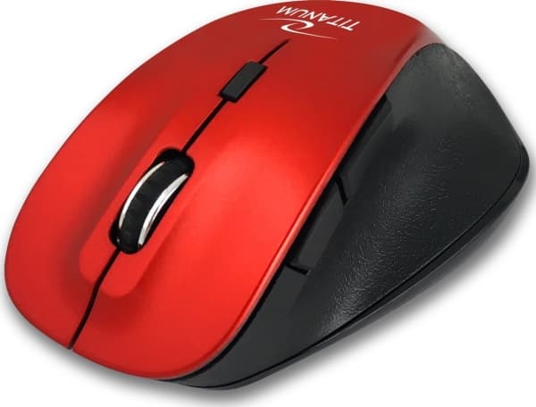 Titanum mus TM122R Titanum trådløs mus bluetooth 6d opt. fornax rød