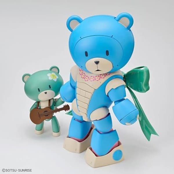 Gundam Model Kit - BANDAI SPIRITS - 09 Bearguy Ohana &amp; Aloharo Set - Rosa - HG 1/144 13cm