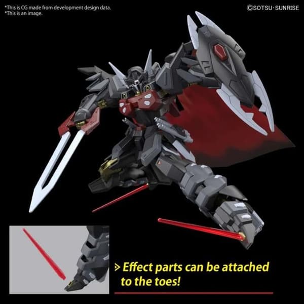 Gundam Model Kit - BANDAI SPIRITS - Shi-Ve.A Gundam - Svart - HG 1/144 13cm