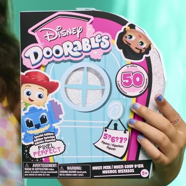 Samlarfigurer - DISNEY Doorables - Multi Peek PIXEL PERFECT - 5 till 7 figurer, 4 cm, 50 att samla in, 8 pixlar