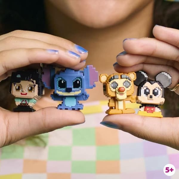 Samlarfigurer - DISNEY Doorables - Multi Peek PIXEL PERFECT - 5 till 7 figurer, 4 cm, 50 att samla in, 8 pixlar