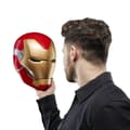 Miniatyrbild 3 av 9: Iron Man elektronisk hjälm, med ljuseffekter, Premium Cosplay-leksak för vuxna, Marvel Legends-serien