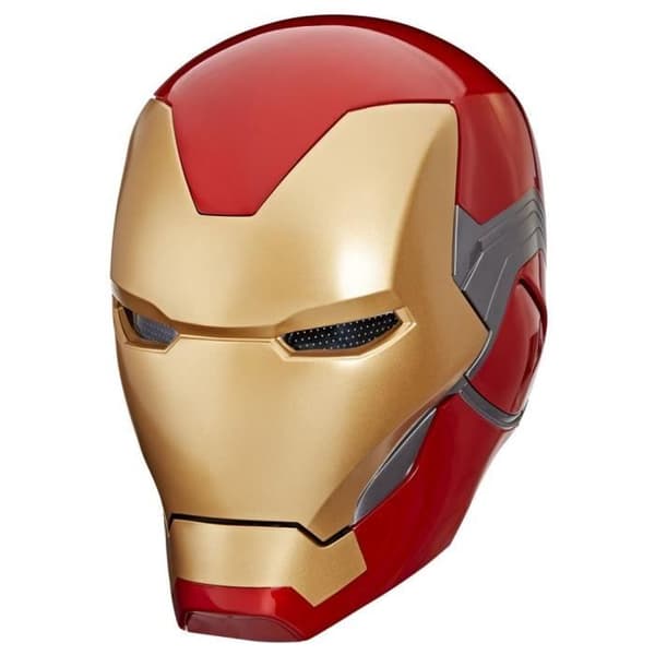 Iron Man elektronisk hjälm, med ljuseffekter, Premium Cosplay-leksak för vuxna, Marvel Legends-serien