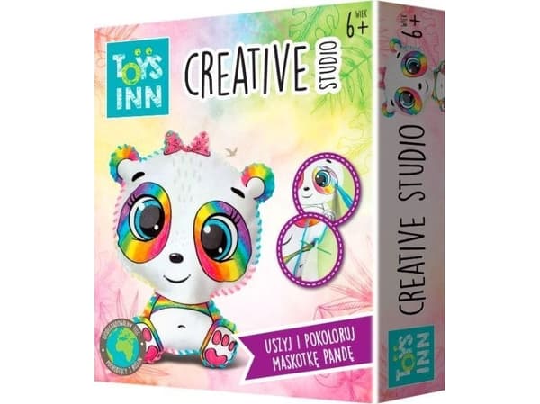 Stnux kreativ sy- och målarbok Creative Studio panda