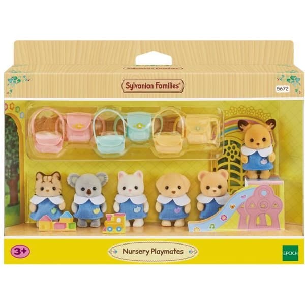 Barnkammare vänner - SYLVANIAN FAMILIES - 5672 - Box med 6 babyfigurer med tillbehör