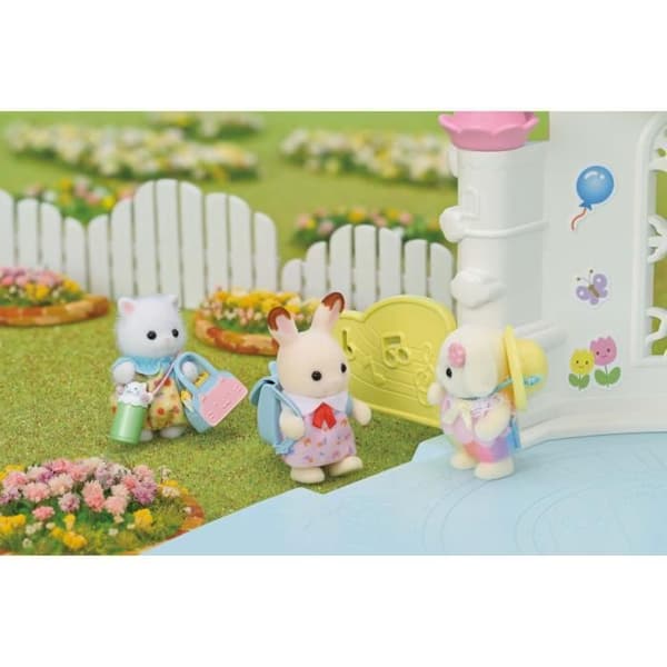 Duon av bebisar på promenad - SYLVANIAN FAMILIES - 5747 - Chokladkanin och perserkatt med tillbehör